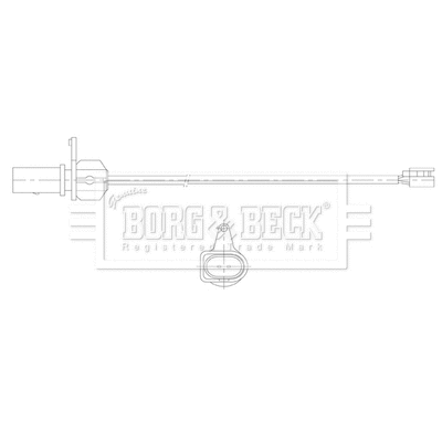 Warning Contact, brake pad wear (BWL3221)