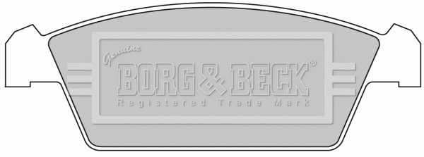 Brake Pad Set, disc brake (BBP1299)