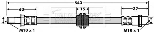 Brake Hose (BBH7497)