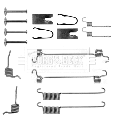 Accessory Kit, brake shoes (BBK6135)
