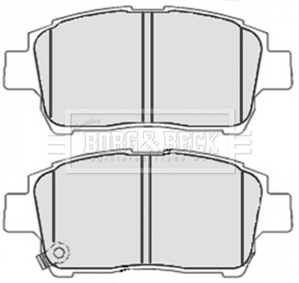 Brake Pad Set, disc brake (BBP2100)