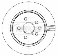 Brake Disc (BBD4535)