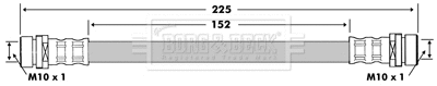 Brake Hose (BBH7353)