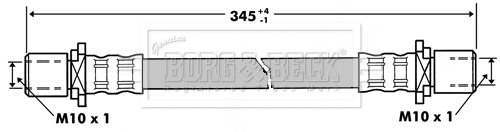 Brake Hose (BBH7273)