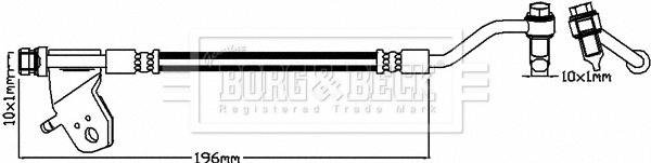 Brake Hose (BBH8176)