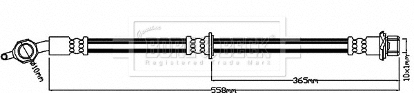 Brake Hose (BBH7968)
