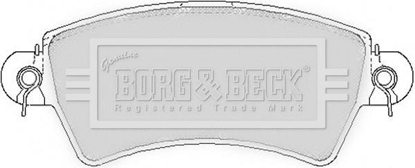 Brake Pad Set, disc brake (BBP1621)