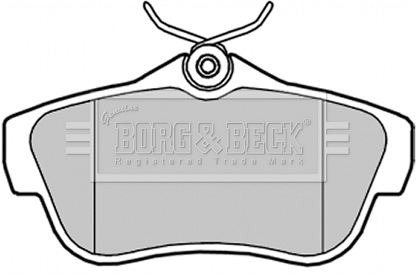 Brake Pad Set, disc brake (BBP2043)