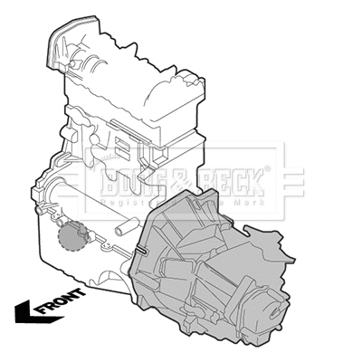Mounting, engine