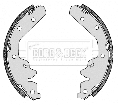 Brake Shoe Set (BBS6188)