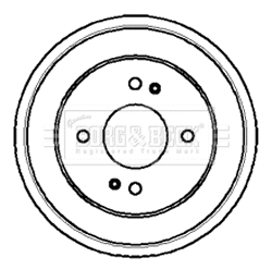 Brake Drum (BBR7006)