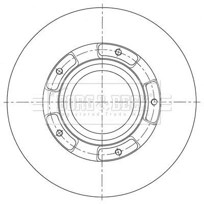 Brake Disc (BBD6155S)