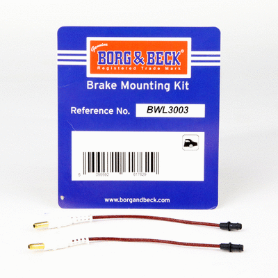 Warning Contact, brake pad wear