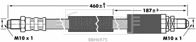 Brake Hose (BBH6975)