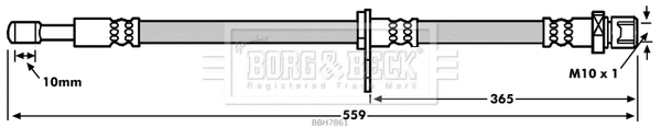 Brake Hose (BBH7861)