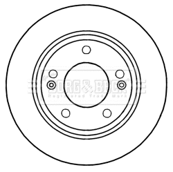 Brake Disc (BBD5257)