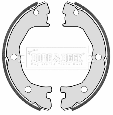 Brake Shoe Set, parking brake (BBS6322)