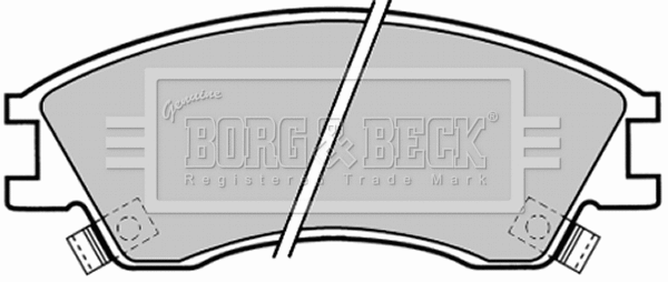 Brake Pad Set, disc brake (BBP1378)