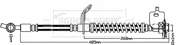 Brake Hose (BBH8517)