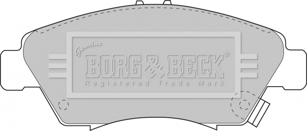 Brake Pad Set, disc brake (BBP1457)