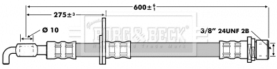 Brake Hose (BBH7214)