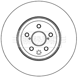 Brake Disc (BBD5973S)