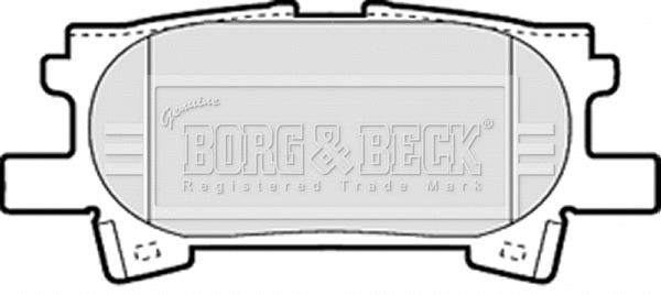 Brake Pad Set, disc brake (BBP1970)