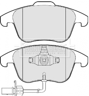 Brake Pad Set, disc brake (BBP2052)