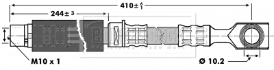 Brake Hose (BBH6826)