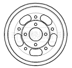 Brake Drum (BBR7177)