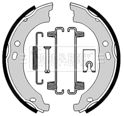Brake Shoe Set, parking brake (BBS6360)