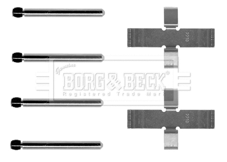 Accessory Kit, disc brake pad (BBK1126)