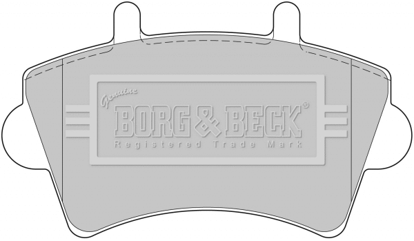 Brake Pad Set, disc brake (BBP1746)