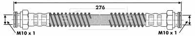 Brake Hose (BBH6258)