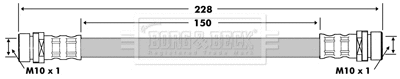 Brake Hose (BBH7354)