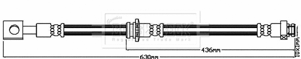 Brake Hose (BBH8005)