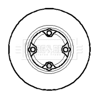 Brake Disc (BBD5861S)