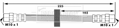 Brake Hose (BBH6025)