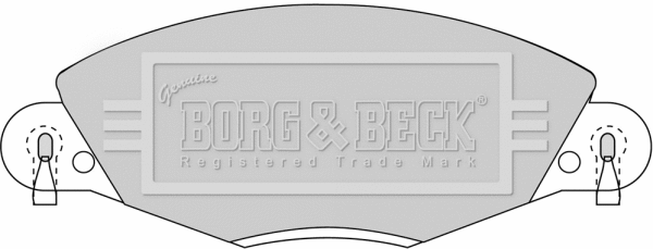 Brake Pad Set, disc brake (BBP1723)
