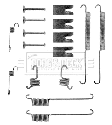 Accessory Kit, parking brake shoes (BBK6030)