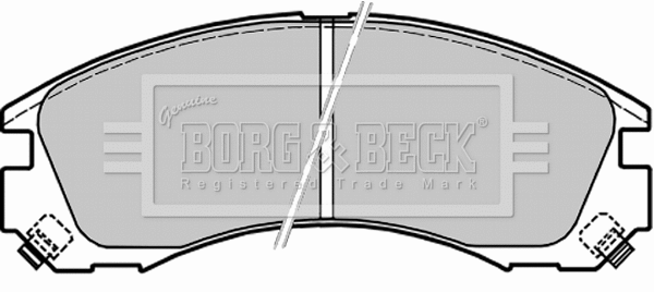 Brake Pad Set, disc brake (BBP1565)