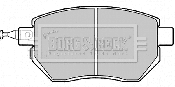 Brake Pad Set, disc brake (BBP2172)