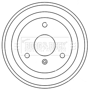 Brake Drum (BBR7248)