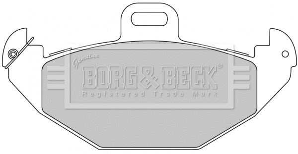Brake Pad Set, disc brake (BBP1676)