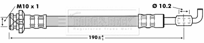 Brake Hose (BBH6757)