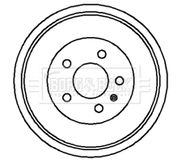 Brake Drum (BBR7045)