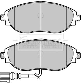 Brake Pad Set, disc brake (BBP2339)