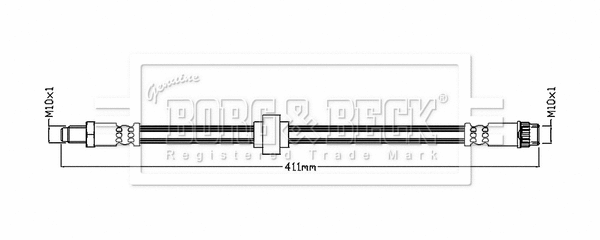 Brake Hose (BBH8848)