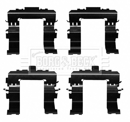 Accessory Kit, disc brake pad (BBK1622)