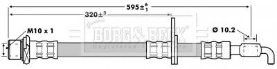 Brake Hose (BBH7236)